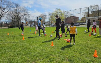 JFS Hosts Spring Break Soccer Clinic for Refugee Youth